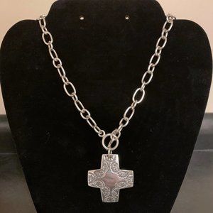 Sterling Silver Silpada Cross Necklace